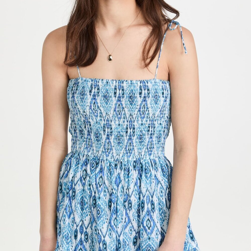 Playa Lucila Smocked Mini Dress - Picture 3 of 7